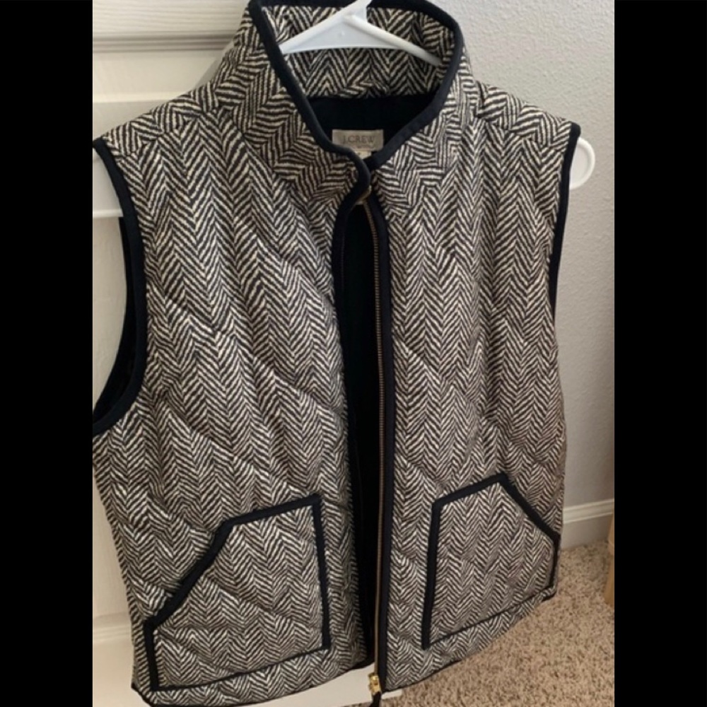 J Crew Houndstooth vest, xsmall